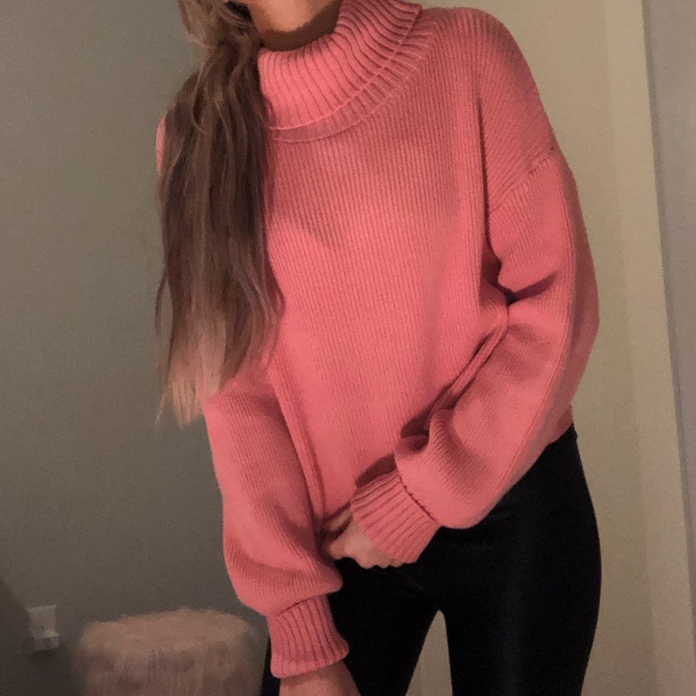 Pink sweater
